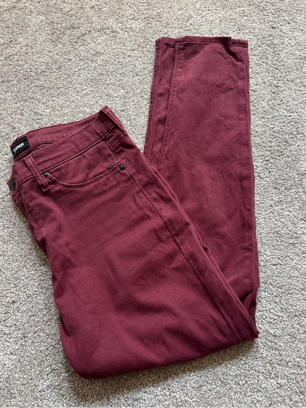 Burgundy Jeans by Hudson